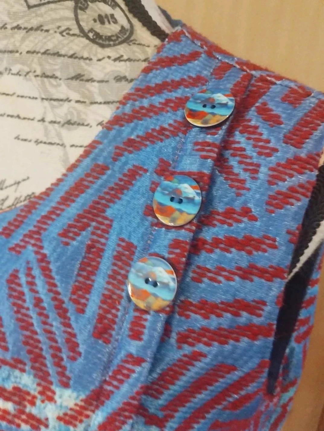 Vestido multicolorido grosso, Aventures Des Toiles T44 – photo 3
